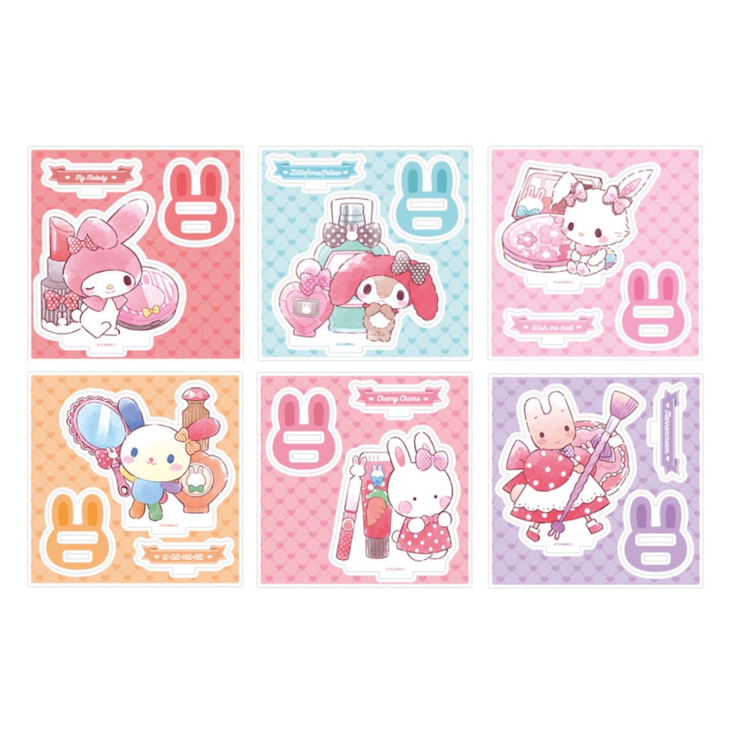 GRAFFART "Sanrio Rabbit Girl (Cosmetics)" Acrylic Stand - Rosey’s Kawaii Shop