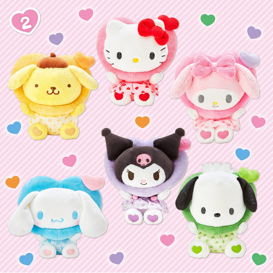 "2024 Sanrio 3rd Colorful Heart" Big Plush - Rosey’s Kawaii Shop