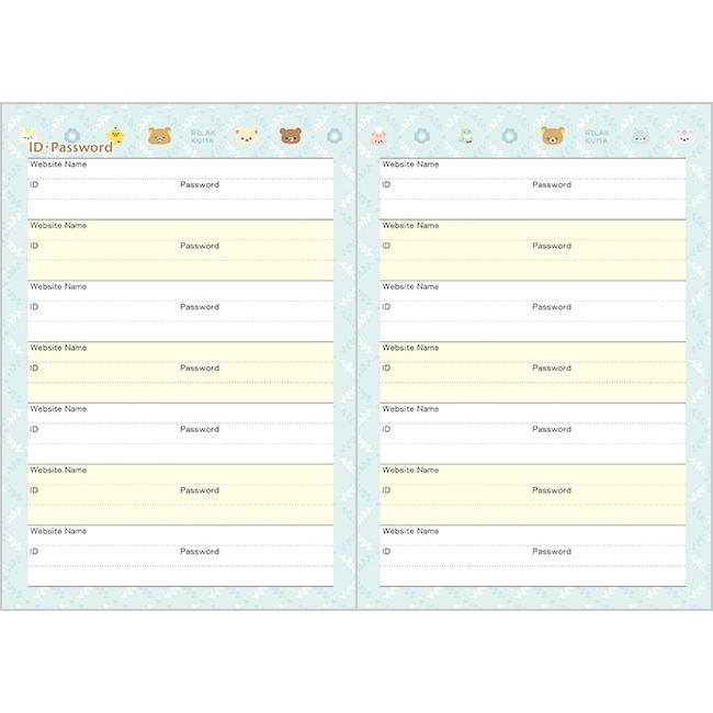 "2025 Rilakkuma B6 MONTHLY Schedule Book" [ME67306] - Rosey’s Kawaii Shop