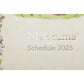 "2025 Rilakkuma B6 MONTHLY Schedule Book" [ME67306] - Rosey’s Kawaii Shop