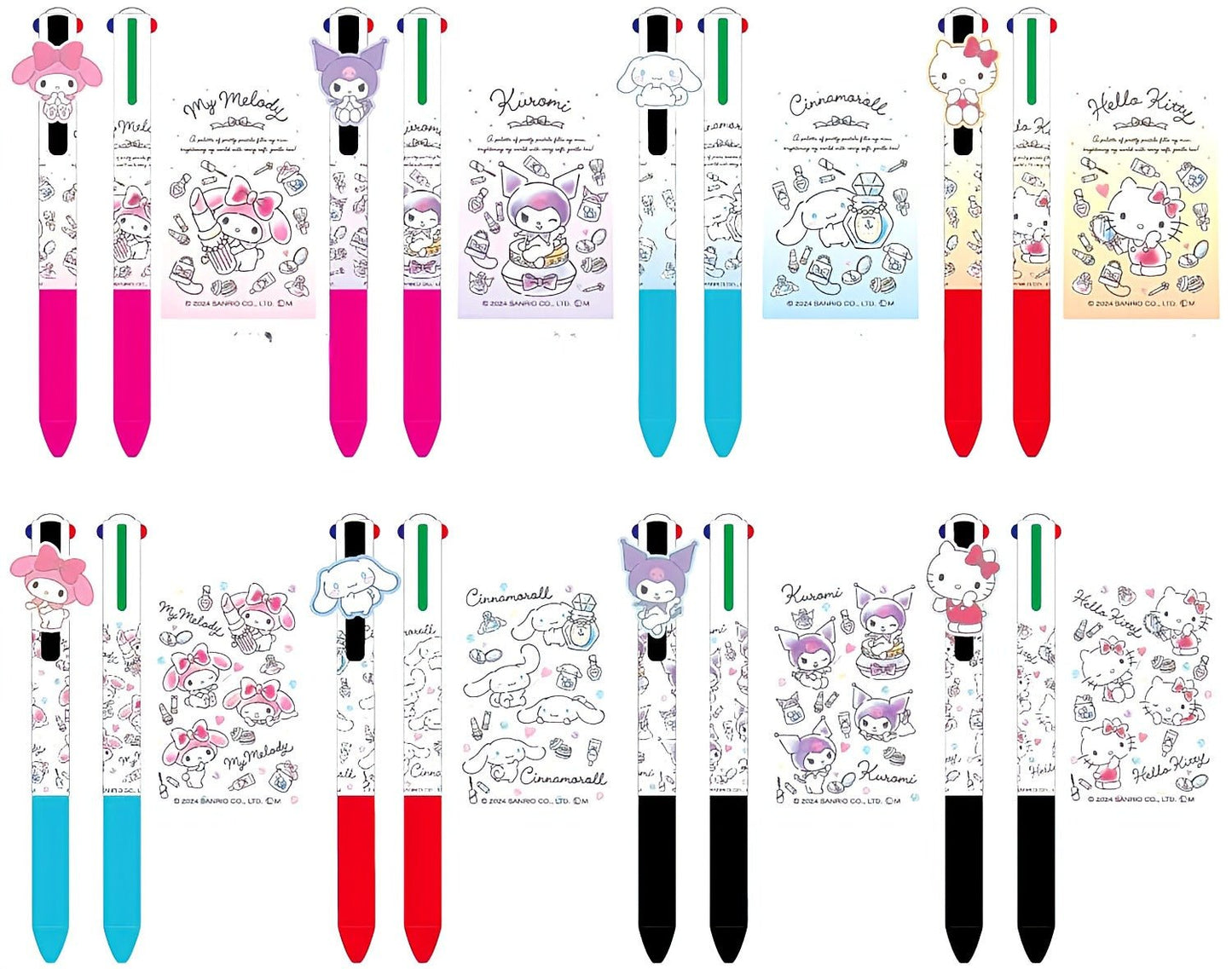 [4 COLORS] "Sanrio Cosmetics & Accessories" Ballpoint Pen - Rosey’s Kawaii Shop