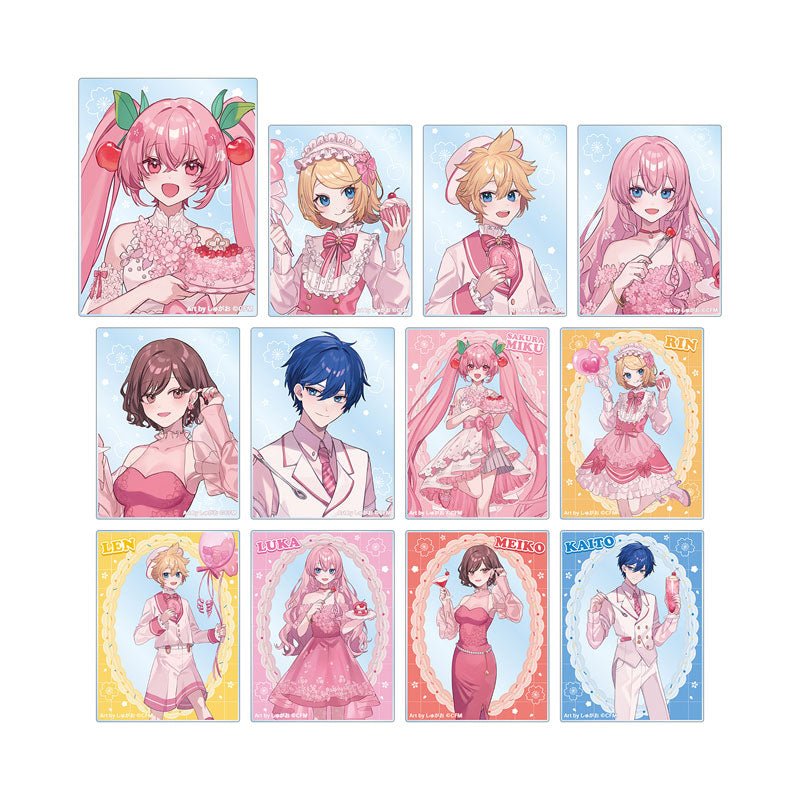 [ACRYLIC CARD] ""Sakura Miku Cherry Blossom Party" Blind Bag - Rosey’s Kawaii Shop