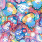 [ALL MIX] "Sanrio Summer" Sticker Flakes - Rosey’s Kawaii Shop