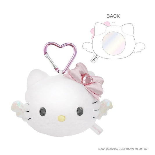 [ANGEL] "90's Hello Kitty Summer Collection 2024" Fluffy Mirror - Rosey’s Kawaii Shop