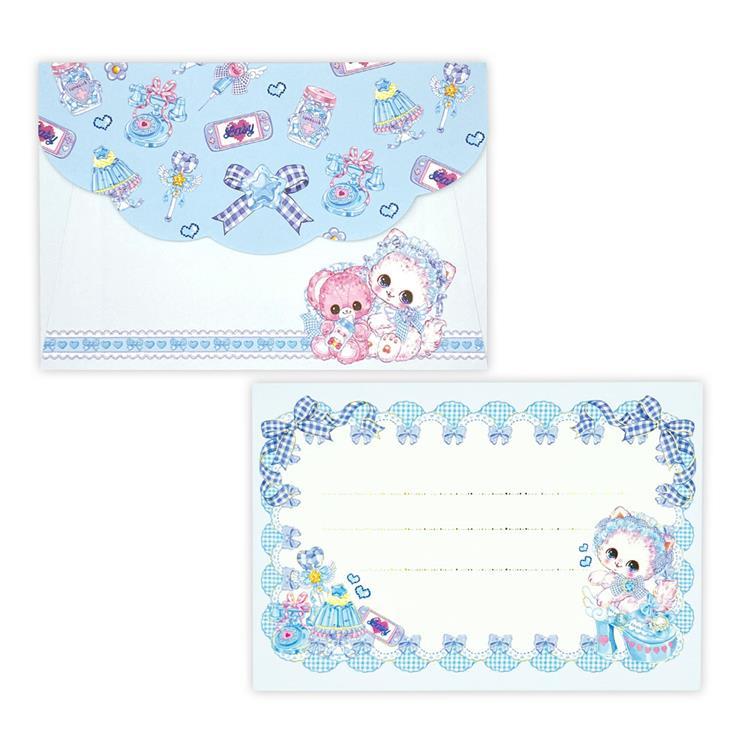 [ANGEL BLUE] "Amenomori Fumika" Letter Set - Rosey’s Kawaii Shop