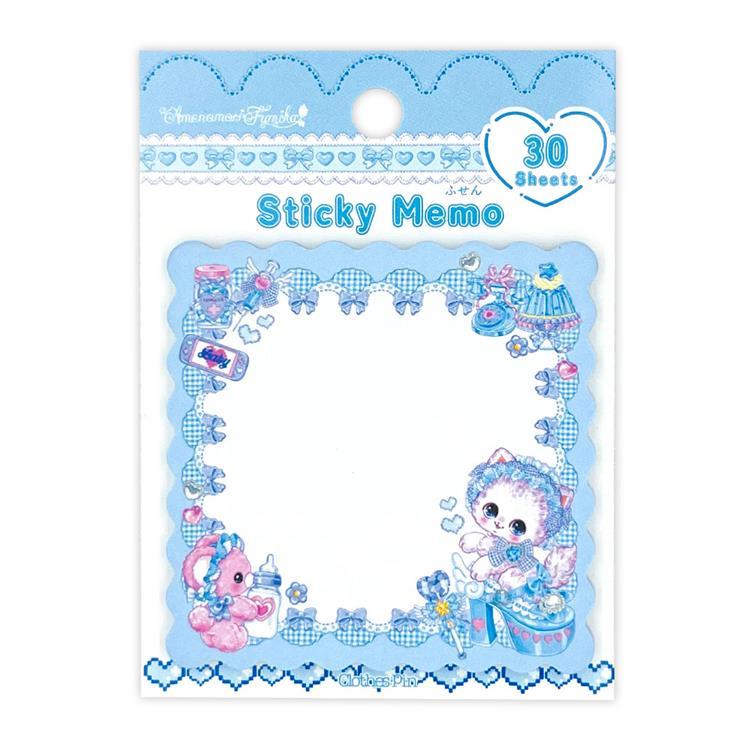 [ANGEL BLUE] "Amenomori Fumika" Sticky Notes - Rosey’s Kawaii Shop