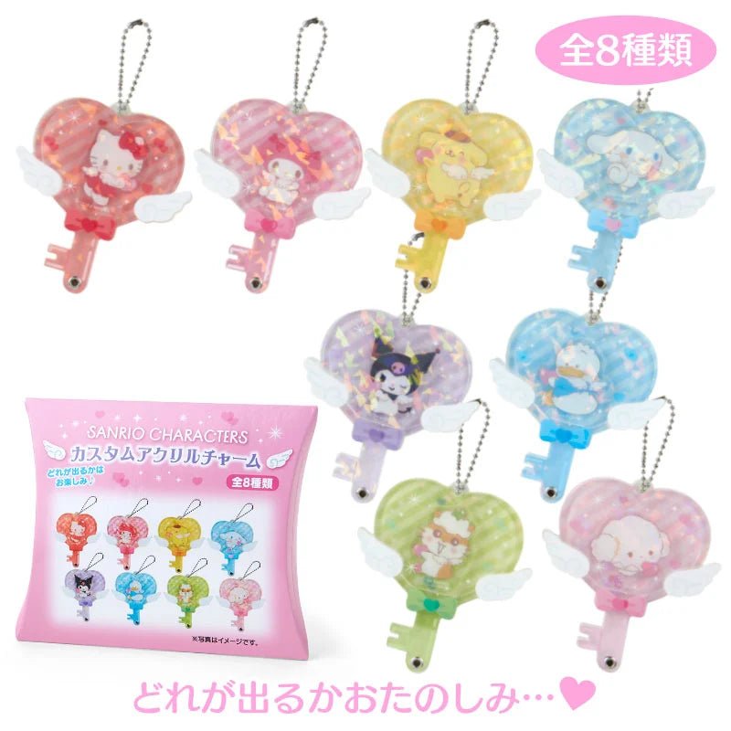 [ANGEL KEY] "Sanrio Acrylic Charm" Keychain Blind Box - Rosey’s Kawaii Shop