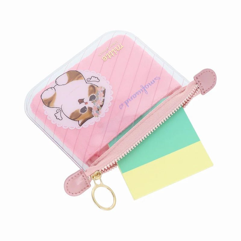 [ANGEL] "Mofusand" Mini Clear Pouch - Rosey’s Kawaii Shop