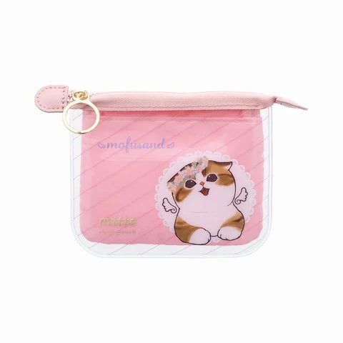 [ANGEL] "Mofusand" Mini Clear Pouch - Rosey’s Kawaii Shop