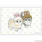 [BABY BUNNY] "Mofusand Spring" Postcard - Rosey’s Kawaii Shop