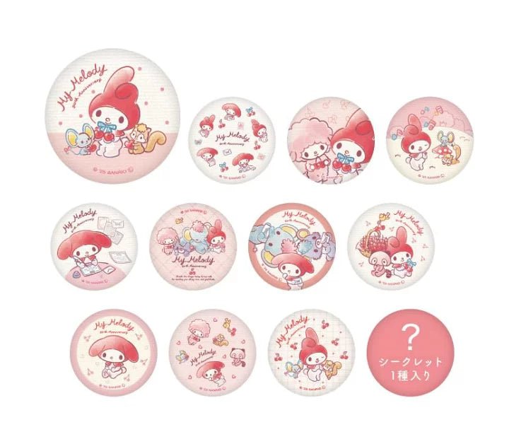 [BADGE] "My Melody 50th Anniversary" Blind Bag - Rosey’s Kawaii Shop