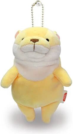 [BANANA OTTER] "Fuwatoro Animal" Plush Keychain - Rosey’s Kawaii Shop