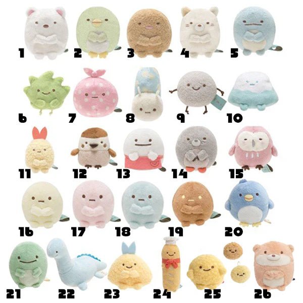 [BASIC] 'Sumikko Gurashi" Tenori Plush - Rosey’s Kawaii Shop