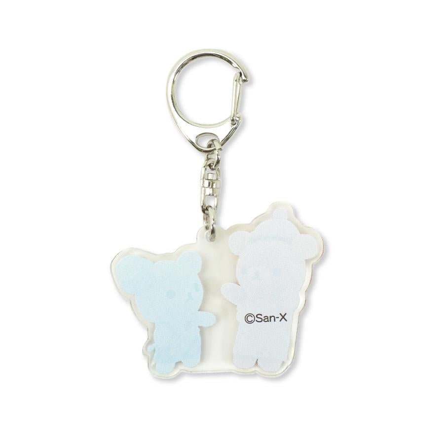 [Beanie & Mt. Fuji] LIMITED "Rilakkuma Store Manager" Acrylic Keychain - Rosey’s Kawaii Shop