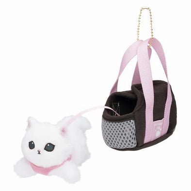 [BLACK BAG] "Mofusand Cat in a Bag" Plush Keychain - Rosey’s Kawaii Shop