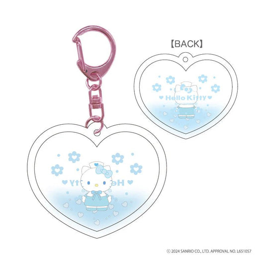 [BLUE] "90's Hello Kitty Summer Collection 2024" Water Keychain - Rosey’s Kawaii Shop
