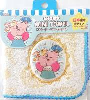 [BLUE / FUJI] "Kirby Japan" Mini Towel - Rosey’s Kawaii Shop