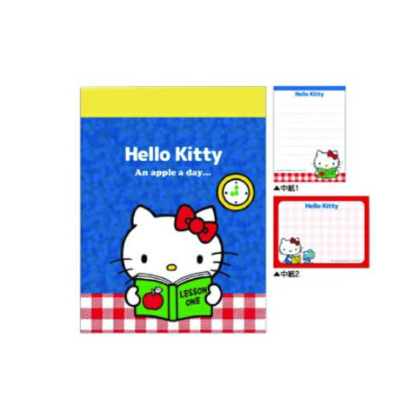 [BLUE] "Hello Kitty Study" Small Memo Pad - Rosey’s Kawaii Shop