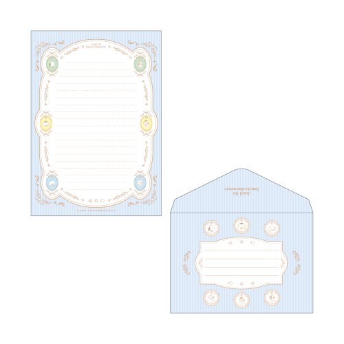 [BLUE] "Junji Ito x Sanrio" Letter Set - Rosey’s Kawaii Shop