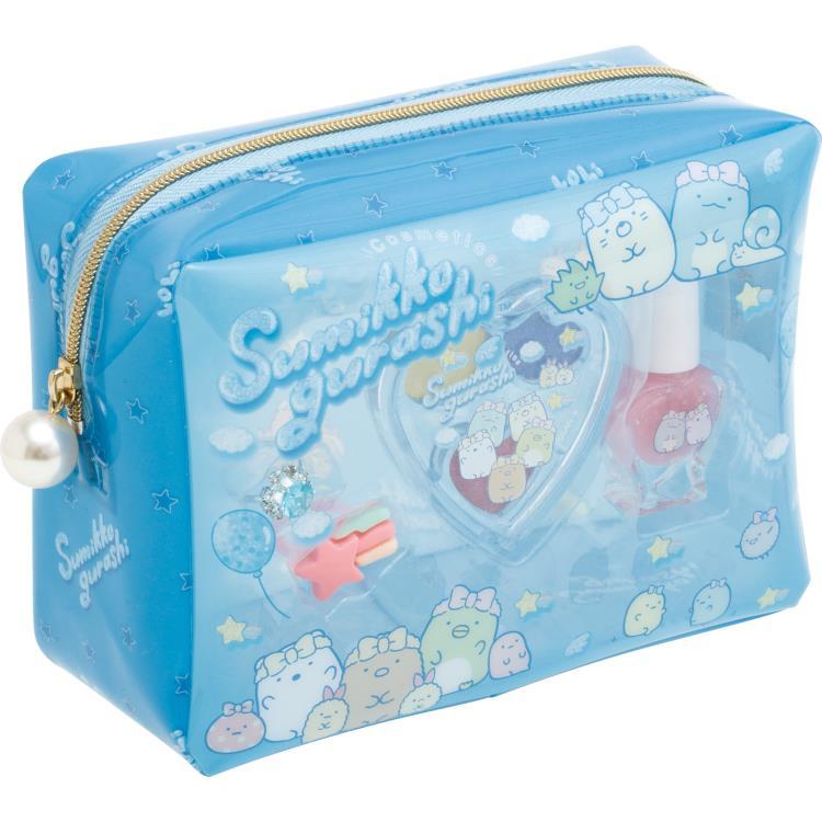 [BLUE] "Sumikko Gurashi" Cosmetics Pouch - Rosey’s Kawaii Shop