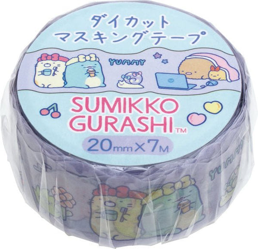 [BLUE] "Sumikko Gurashi" Die - Cut Masking Tape - Rosey’s Kawaii Shop