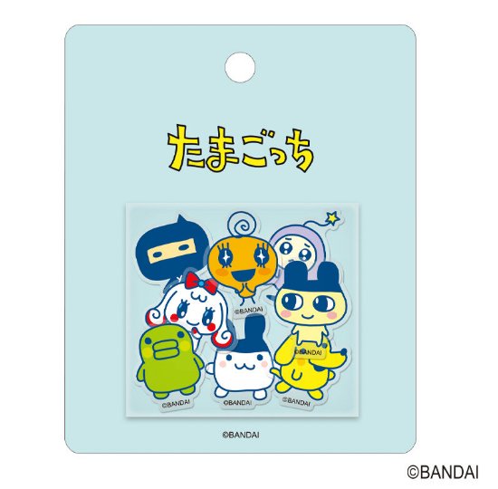 [BLUE] "Tamagotchi" Sticker Flakes - Rosey’s Kawaii Shop