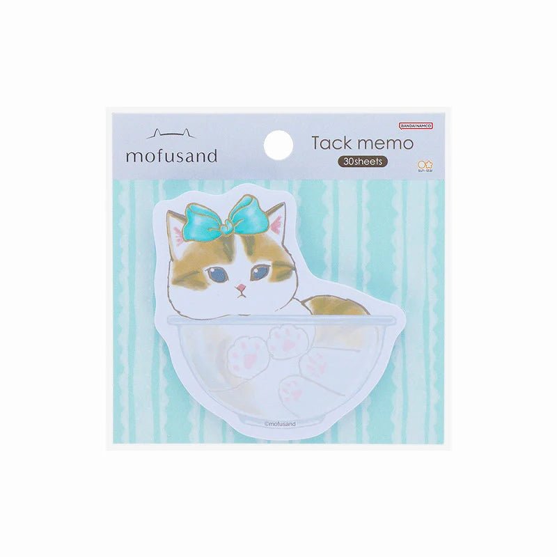 [BOWL] "Mofusand Ribbon" Sticky Notes - Rosey’s Kawaii Shop