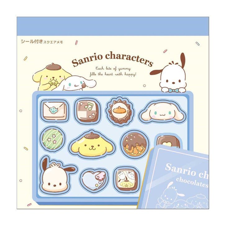 [BOYS] "Sanrio Chocolate" Square Memo Pad - Rosey’s Kawaii Shop