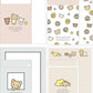 [BROWN] "Basic Rilakkuma" Letter Set - Rosey’s Kawaii Shop