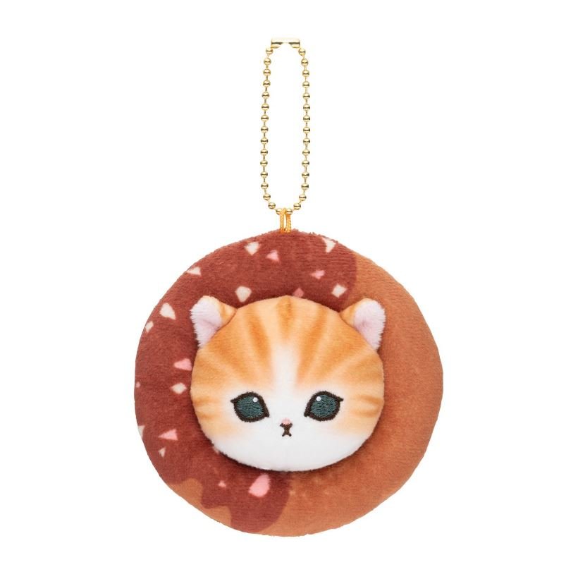 [BROWN] "Mofusand Donut" Plush Keychain - Rosey’s Kawaii Shop