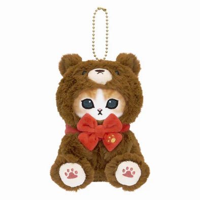 [BROWN] "Mofusand Teddy Bear" Plush Keychain - Rosey’s Kawaii Shop
