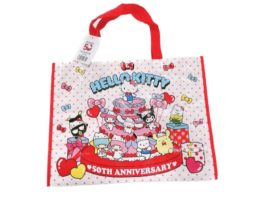 [CAKE] "Hello Kitty 50th Anniversary" Shopping Tote Bag - Rosey’s Kawaii Shop