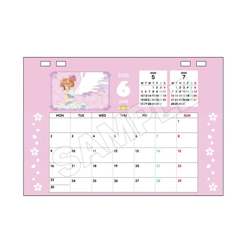 "Cardcaptor Sakura 2025" Desk Calendar - Rosey’s Kawaii Shop