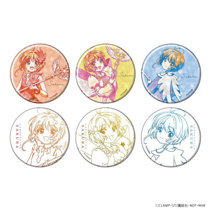 "Cardcaptor Sakura: Clear Card Arc SPARKLY PAINT" Can Badge Blind - Rosey’s Kawaii Shop