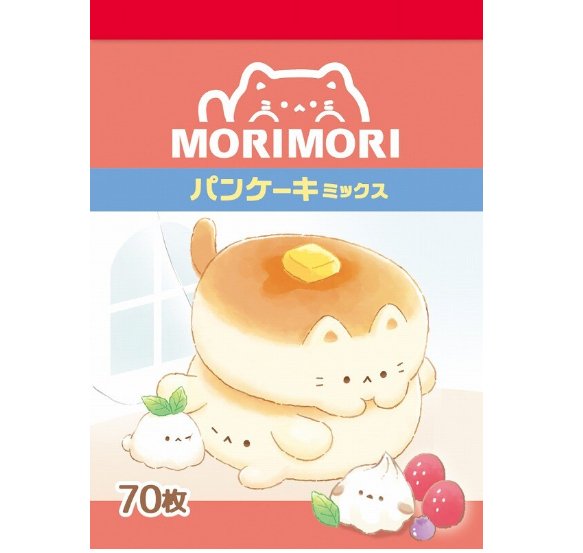 "Cat Pancakes Morimori" Small Memo - Rosey’s Kawaii Shop