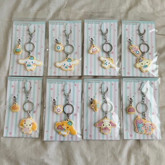 "Cinnamoroll Cafe Puroland" Keychain Set - Rosey’s Kawaii Shop