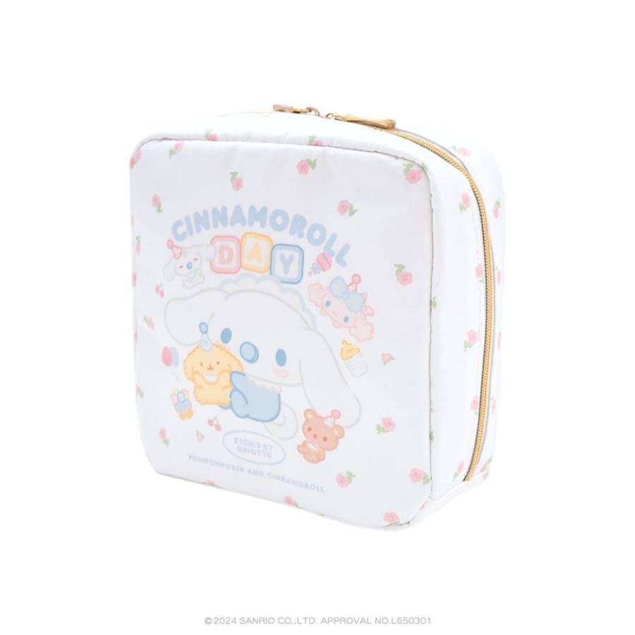 [CINNAMOROLL] "Etoile Et Griotte x Pompompurin and Cinnamoroll" Square Pouch - Rosey’s Kawaii Shop