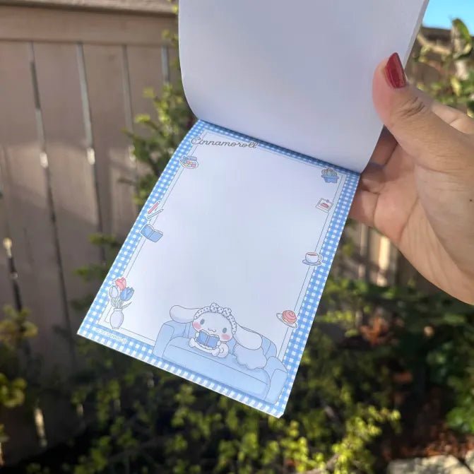 [CINNAMOROLL] 'Sanrio" A6 Memo Pad - Rosey’s Kawaii Shop