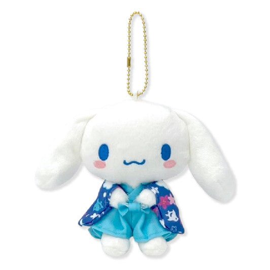 [CINNAMOROLL] "Sanrio Butterfly Kimono" Plush Keychain - Rosey’s Kawaii Shop