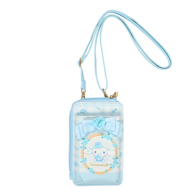 [CINNAMOROLL] "Sanrio Dolly Rose" Smartphone Shoulder Bag - Rosey’s Kawaii Shop