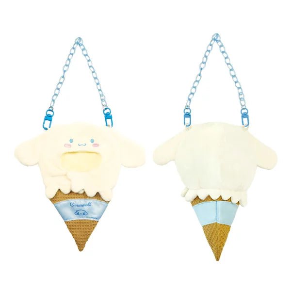 [CINNAMOROLL] "Sanrio Ice Cream Kigurumi" Pouch Keychain - Rosey’s Kawaii Shop