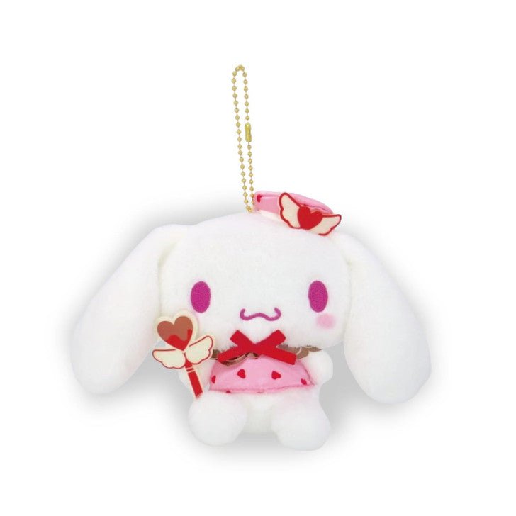 [CINNAMOROLL] "Sanrio Magical Heart" Plush Keychain - Rosey’s Kawaii Shop