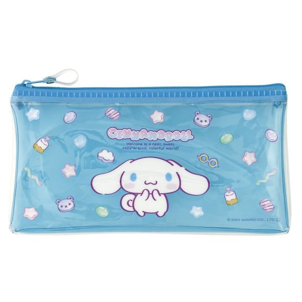 [CINNAMOROLL] "Sanrio Marshmallow Gummy" Flat Pen Pouch - Rosey’s Kawaii Shop