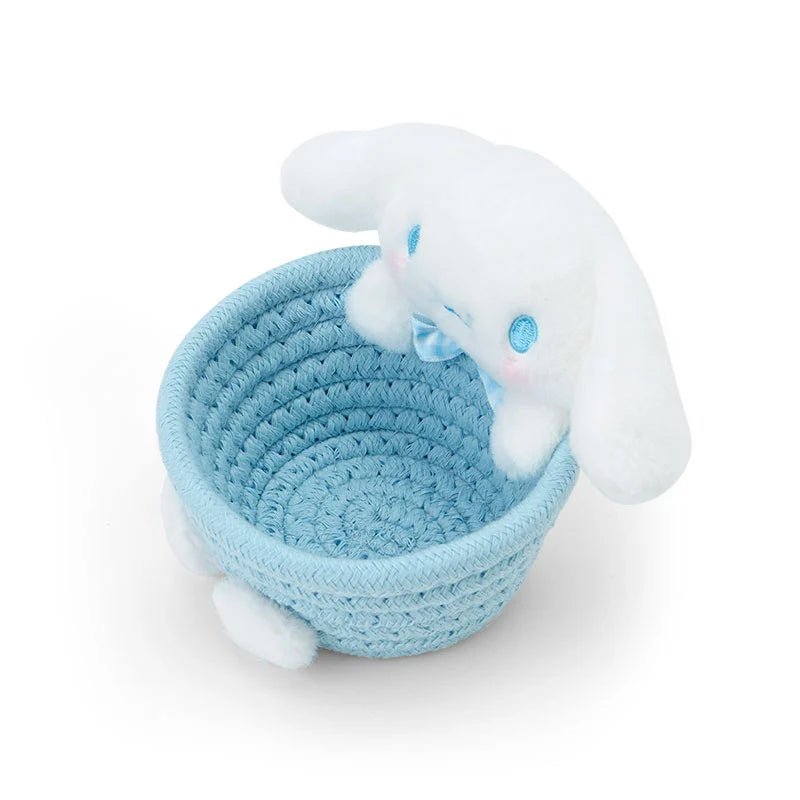 [CINNAMOROLL] "Sanrio Rope Basket" SMALL - Rosey’s Kawaii Shop