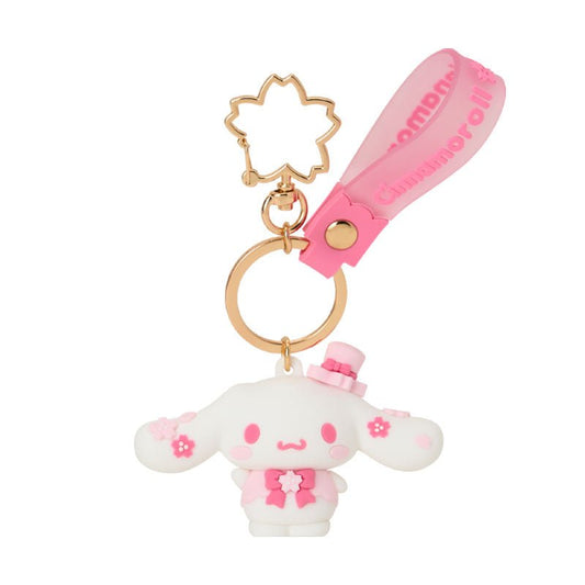 [CINNAMOROLL] "Sanrio Sakura" 3D Keychain - Rosey’s Kawaii Shop