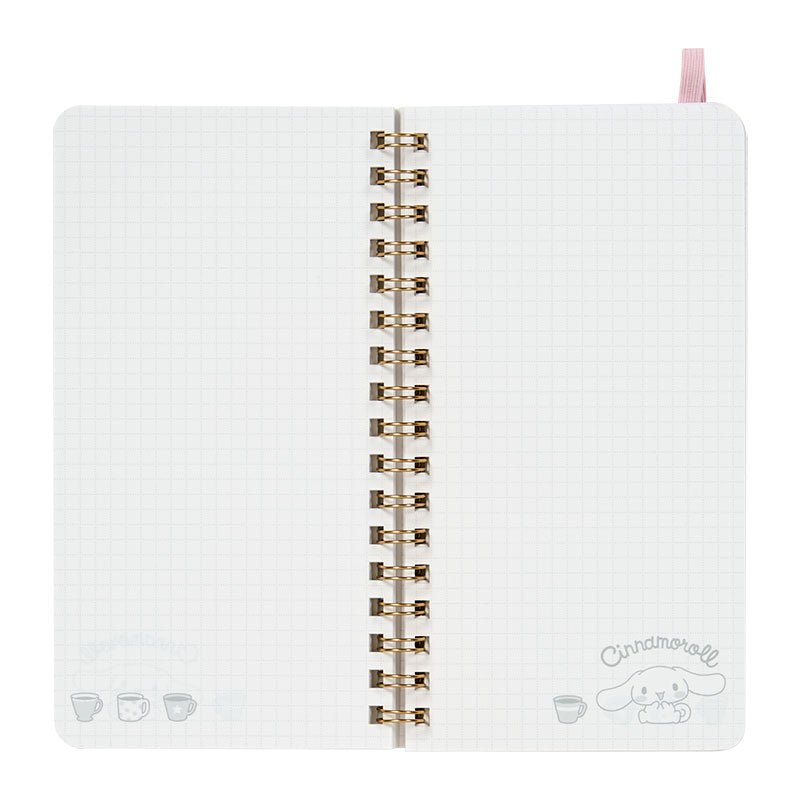 [CINNAMOROLL] "Sanrio Slim Ring Notebook" - Rosey’s Kawaii Shop