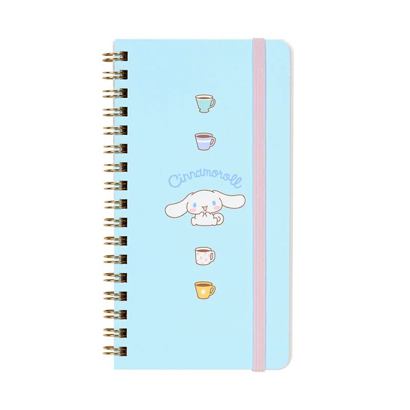 [CINNAMOROLL] "Sanrio Slim Ring Notebook" - Rosey’s Kawaii Shop