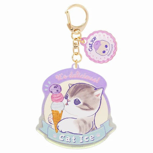 [CONE] "Mofusand: Cat Ice Cream" Acrylic Keychain - Rosey’s Kawaii Shop