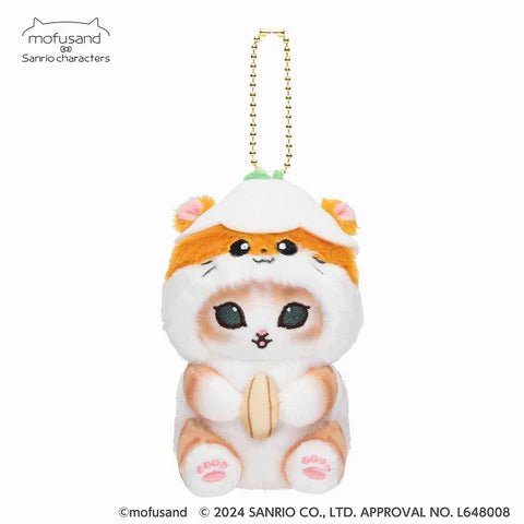 [COROCOROKURIRIN] "Mofusand x Sanrio" Plush Keychain - Rosey’s Kawaii Shop