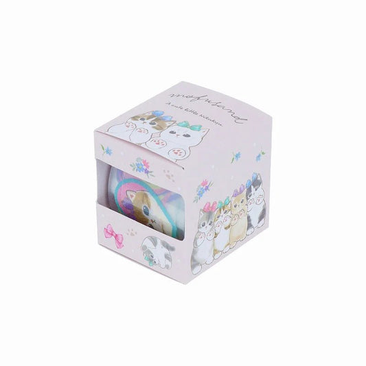 [CREAM] "Mofusand Ribbon" Sticker Box Masking Tape - Rosey’s Kawaii Shop